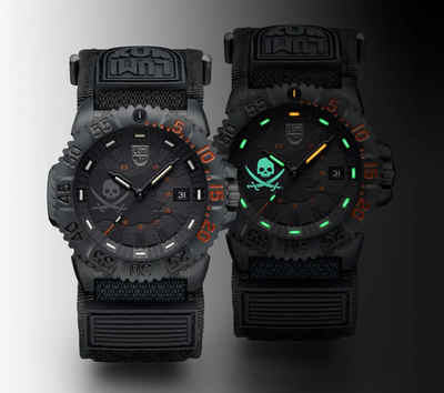 Luminox Navy SEAL 3050 Pirate Watch Limited Edition 44mm Swiss