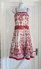 Summer Shoestring Strap Floral Dress Size S/8-10