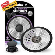 ShowerShroom SHSULT755 Ultra Revolutionary Shower Hair No Size, Stainless 