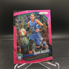 Maya Moore 2025 Panini Prizm WNBA Pink Velocity Prizms 135 #/79 Minnesota Lynx