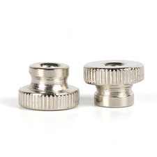 Nickeled Steel Knurled Thumb Nuts With Collar M3 M4 M5 M6 M8 M10