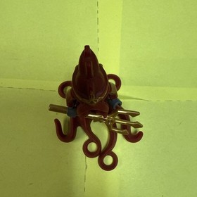 LEGO Atlantis Squid Warrior Minifigure 8078 Red Octopus Portal of Sea Ocean