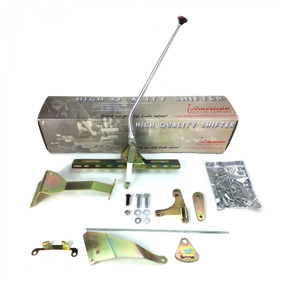 Push Button Transmission Shifter Kit w/ 23 Chrome Arm for Chrysler 518 - Image 2 of 4