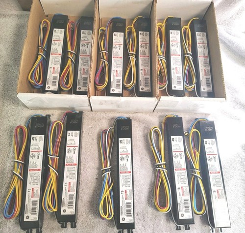 Lot Of 11 GE T8 4-Bulb Commercial Fluorescent Light Ballast GE432MAXG-N-4PKL