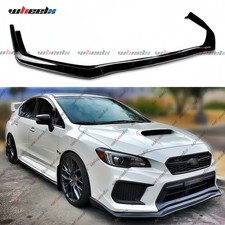 For 2015-2021 Subaru Wrx Sti Cs Style Jdm Gloss Black Front Bumper Lip Splitter