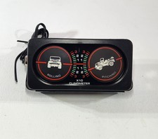 Smittybilt Clinometer 791005 Jeep Rolling Pitch Meter Gauge New In Box Smittybilt Clinometer 791005 Jeep Rolling Pitch Meter Gauge New In Box