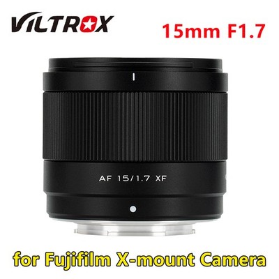 Viltrox 15mm F1.7 Large Aperture Auto Focus Prime Lens for Fuji X-mount Camera