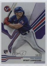2024 Topps Pristine Purple Refractor 58/99 Wyatt Langford #236 0rd2
