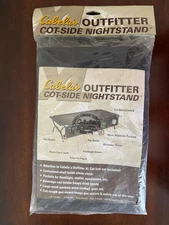 NEW Cabela's Outfitter Cot-Side Nightstand Camping Organizer Holder Pockets