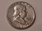 1958 FRANKLIN HALF DOLLAR 50C US COIN IN CLEAR CAPSULE CIRCULATED 90% SILVER