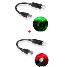 2x Romantic Led Starry Sky Night Light 5v Usb Powered Galaxy Star Projector Lamp