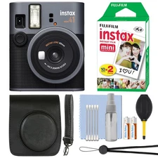 Fujifilm Instax Mini 41 Fuji Instant Film Camera + 20 Film Essential Bundle