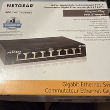 NETGEAR 8-Port Gigabit Ethernet Unmanaged Switch GS308 Home/Office Network Hub