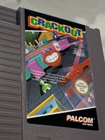 Crackout Nintendo NES Game Cart UK Edition very good condition. 
