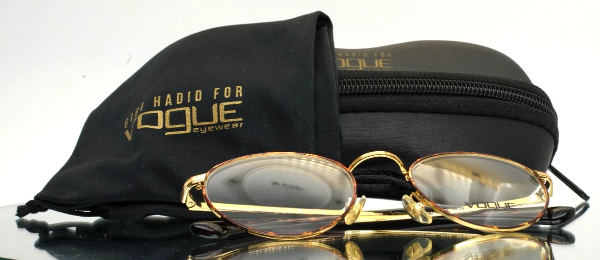 Vogue Firenze W281/O Eyeglass Frames 49-21-140 Gold Tortoise *READ Vogue Gold 41 mm - 50 mm Lens Socket Width Eyeglass Frames  main image 2