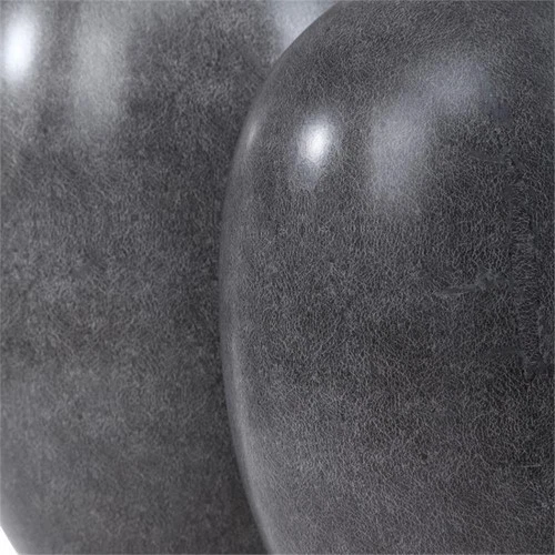 Uttermost Riordan Ceramic Vase in Marbled Black and White (Set of 2) - Picture 3 of 5