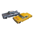 Vintage Lesney Matchbox Cars No 20 Chevrolet Impala Taxi 27 Cadillac Sixty