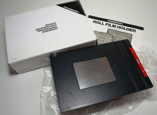 Horseman 6x7 Rolle Filmrückseite für 4x5 Universalhalterung Großformatkamera in Box - Bild 2 von 4
