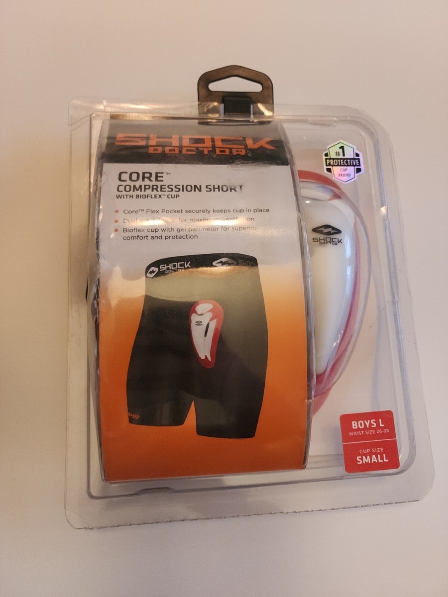 Shock Doctor Core Compression Shorts with Bio-Flex Athletic Cup
