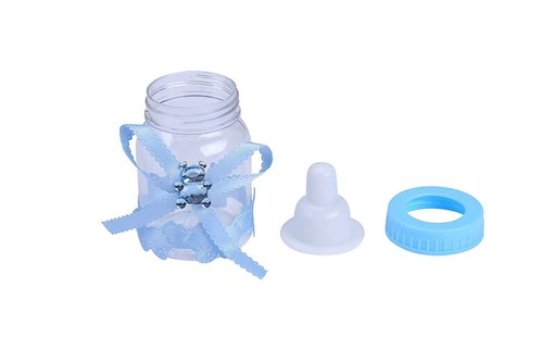 12 Stück Baby Flasche Dusche Gastgeschenk/Dekoration, Kunststoff Süßigkeiten Flaschen - Bild 3 von 4