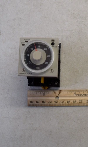 Omron H3CR-A Timer Module with Omron P2CF-11-E
