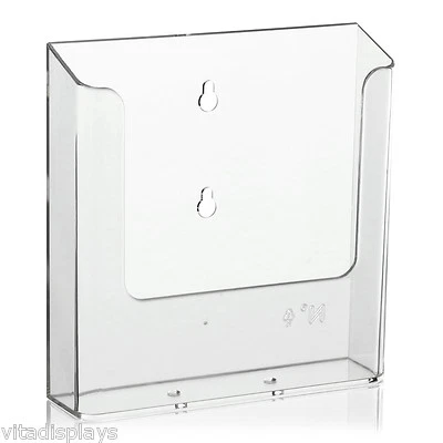 DIN A5 Prospekthalter / Wandprospekthalter von VITAdisplays® für die Wandmontage