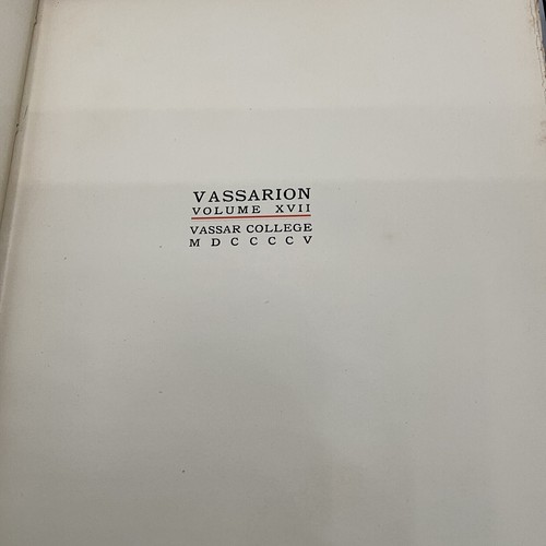 1905 THE VASSARION VASSAR WOMEN COLLEGE YEARBOOK - POUGHKEEPSIE, NY RARE - Bild 7 von 13