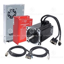 STEPPERONLINE 1Axis 9Nm Φ14mm 6A Nema 34 Closed Loop Stepper Kit w/ Power Supply
