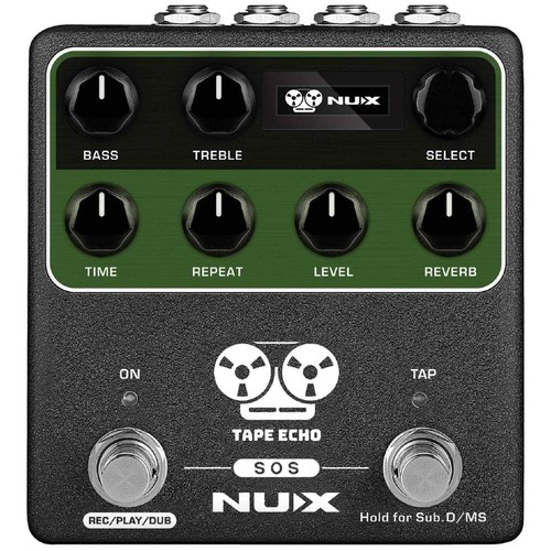 NUX NDD-7 Band-Echopedal Vintage Retro Simulation Feder Hall Compact Looper - Bild 2 von 8