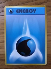 Water Energy 1996 Pocket Monsters Basic Base Set Japanese Pokemon TCG Card