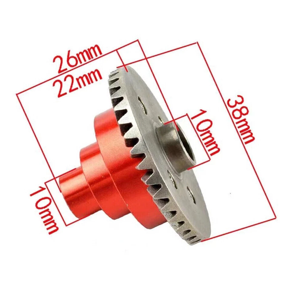 Alloy 38T Diff Main Gear For HSP 94180 RC 1:10 Crawler Car Spare Parts 180009 - Image 2 of 4