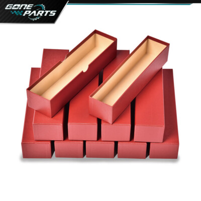 10Pcs Red Cardboard Storage Box Boxe for 2x2 Coin Holders Flips & Slides 9Inch