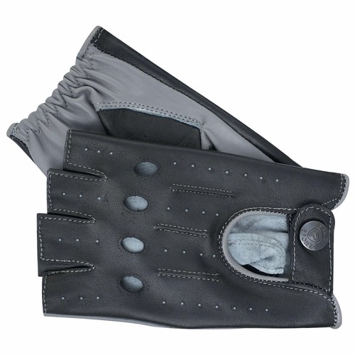 Nuevo Estilo Retro Calidad Cuero Suave Guantes de Conducir Sin Dedos Moda - Imagen 48 de 58