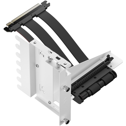 Fractal Design Flex 2 PCIe 4.0 x16 White, Halterung + Verlängerungskabel, weiß - Bild 7 von 7