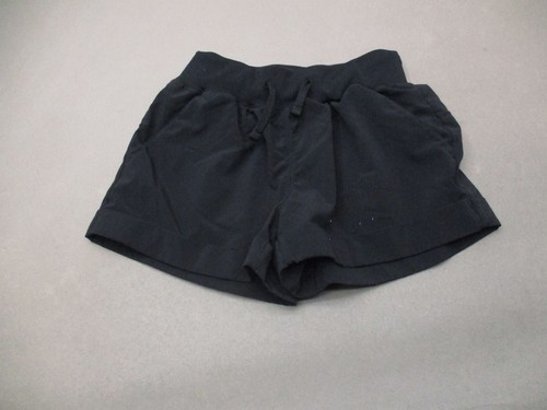 ZELLA Size S Girls Black Stretch Waist Drawstring Mid Rise Athletic Shorts 162 - Picture 1 of 6