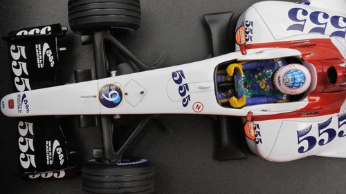MINICHAMPS 555 BAR HONDA 006 J BUTTON 2ND CHINESE GP 2004 1 1-18 SCALE F1 - Picture 3 of 5