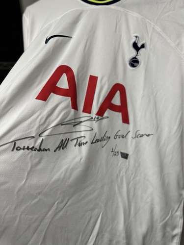 HARRY KANE SIGNED & INSCRIBED LE #1 Of 24 TOTTENHAM ALL-TIME LEADING GOAL SCORER - Picture 2 of 10