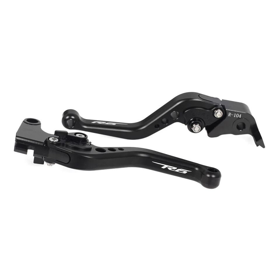 Short Brake Clutch Levers Control Lever For YAMAHA YZF R6 2005-2016 YZFR6 YZF-R6 - Image 3 of 4