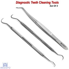 Dental Pick Hygiene Tool Set Tooth Scraper Plaque Gum Floss Tartar Remover Tools