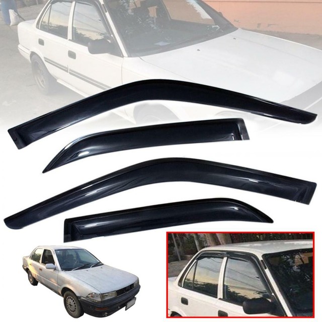 Wind Deflector Rain Sun Visor Fit Toyota Corolla AE90 AE92 EE90 Sedan