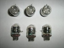 6 x IN-2 of new USSR NIXIE tubes for clock