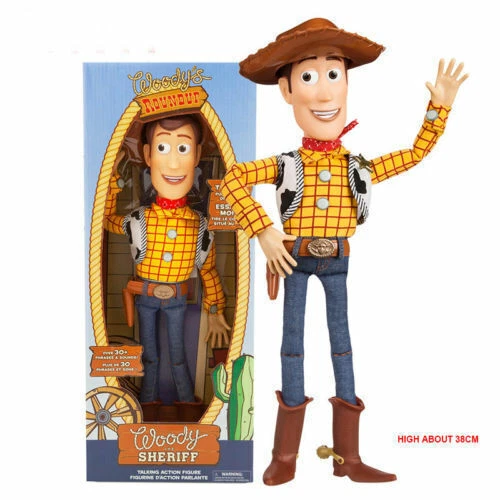TOY STORY SHERIFF WOODY JESSIE DOLL KID BABY SOFT TALKING ACTION FIGURES TOY - image 2 of 4