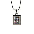 Soul Messianic Hoshen Shield Necklace Jewish 12 tribes Amulet holyland Pendant