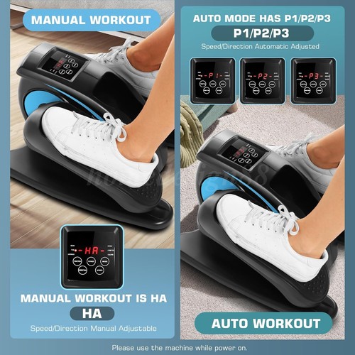 Under Desk Elliptical Machine, Ellipse Leg Exerciser for Seniors Fully Assembled - Picture 14 of 51