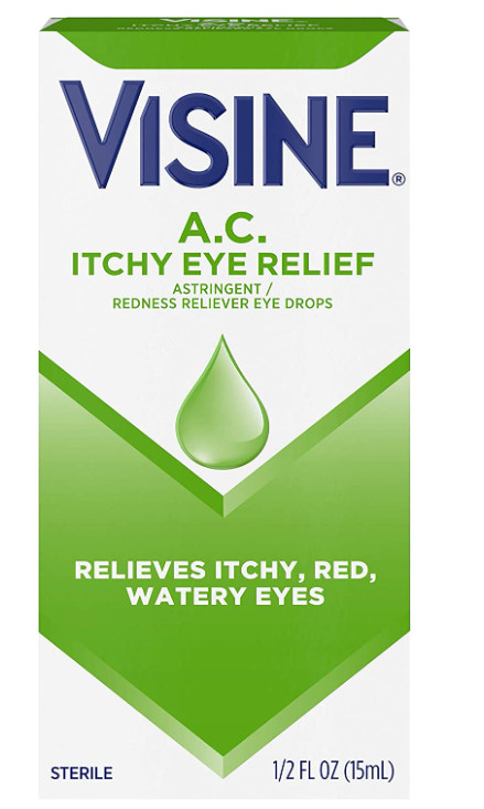 Visine A.C. Eye /Redness Reliever Eye Drops, 0.5 Fl Oz 074300004013