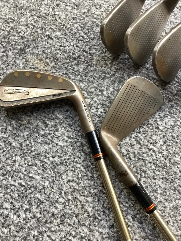 Rare Adams MB2 irons Raw forged irons, 4-PW, PGA tour issue shafts (+3i head) - Image 2 of 4