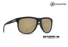 Vonzipper Cletus Battlestations Black / Gold Glo Sunglasses