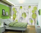 3D Circle Tree 3Blockout Photo Curtain Printing Curtains Drapes Fabric Window UK