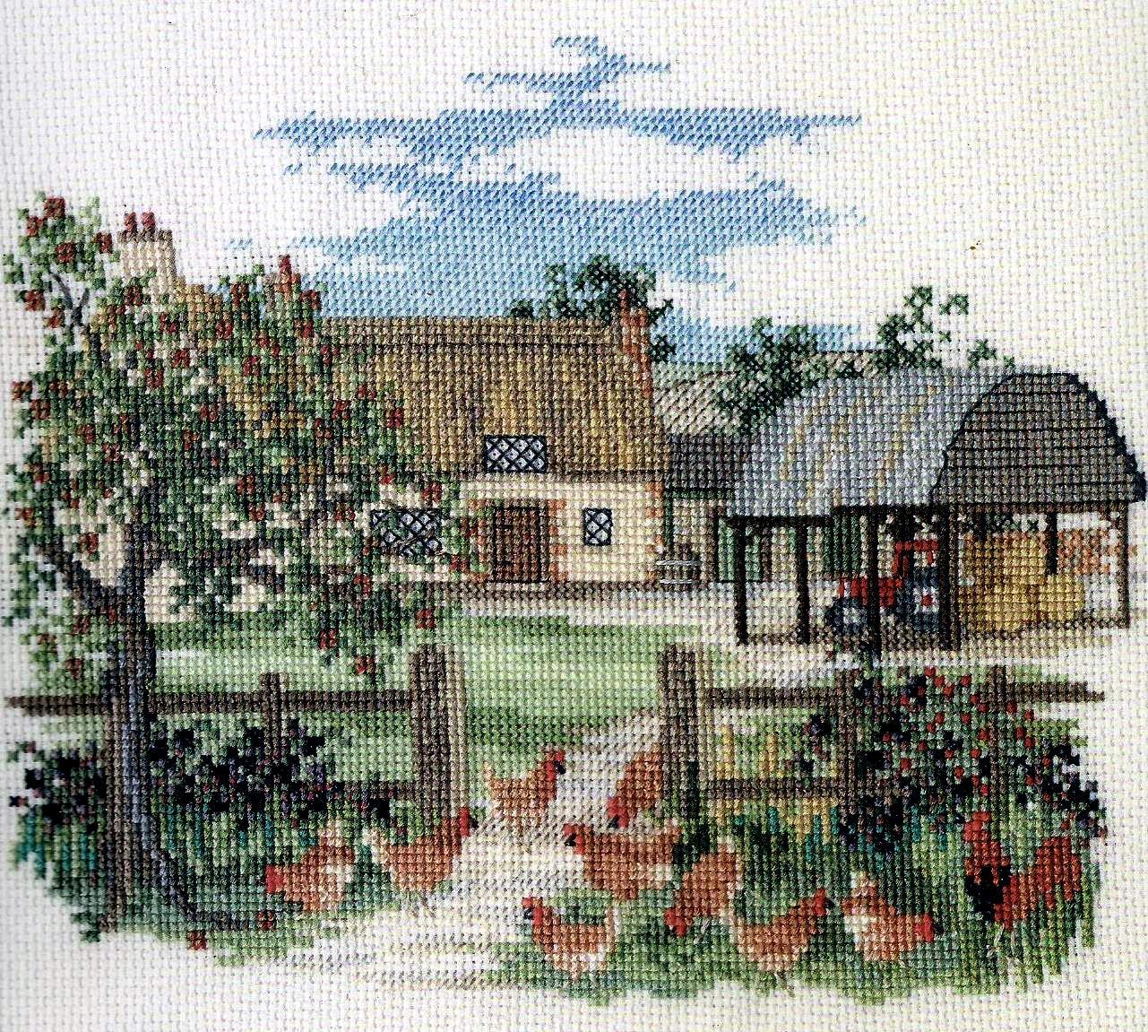 Derwentwater Designs Cross Stitch Kit - Appletree Farm