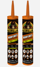2 Gorilla ULTIMATE Construction Adhesive 9 oz Heavy Duty All Surface All Purpose